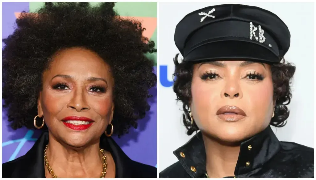 Two side-by-side portraits of a woman with natural hair and a woman in a black cap and jacket, both smiling