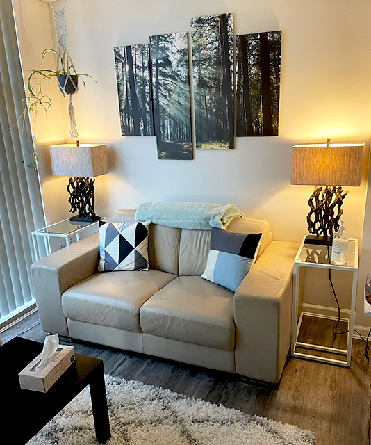 Counselling office interior