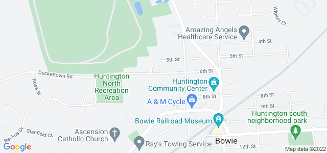 Map of business location