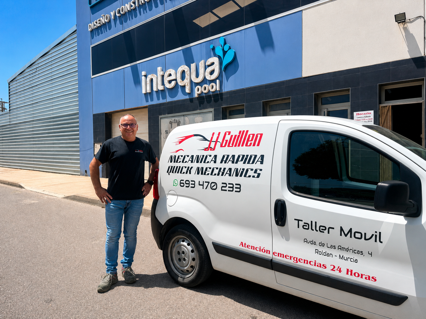 Mechanic handing keys to customer - vehicle collection and delivery