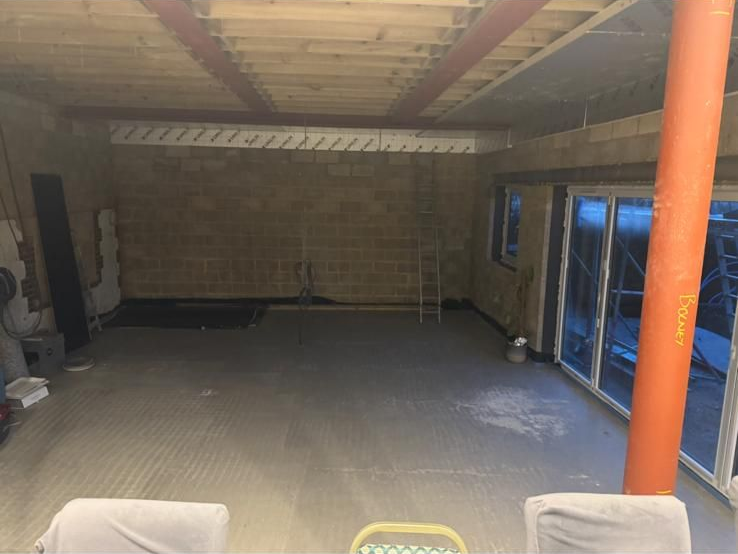 New room extension to house