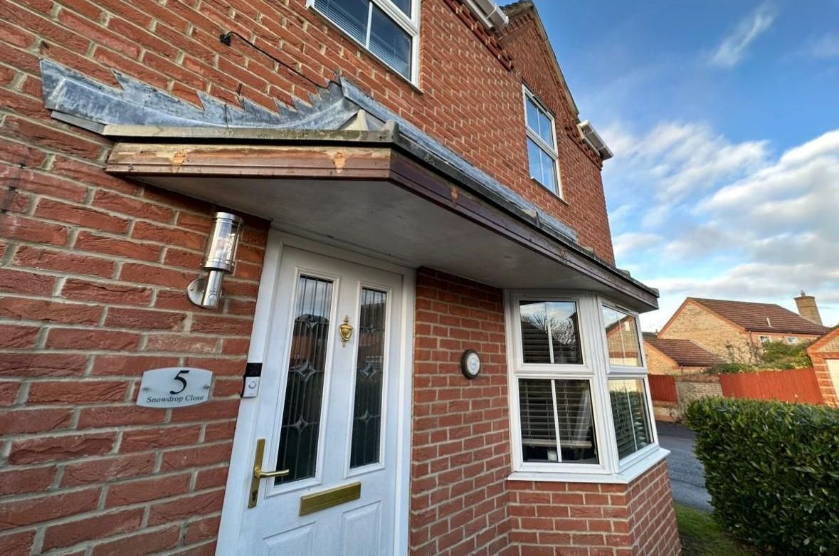 New UPVC Porch Before and After
