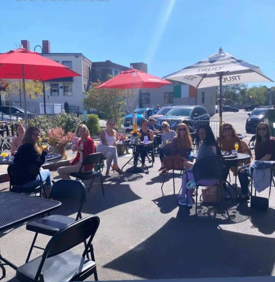 exterior patio outdoor seating Landmark