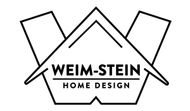 Logo for Weim-Stein Home Design, a stylized "W" incorporating a roof shape, with the company name and tagline below.