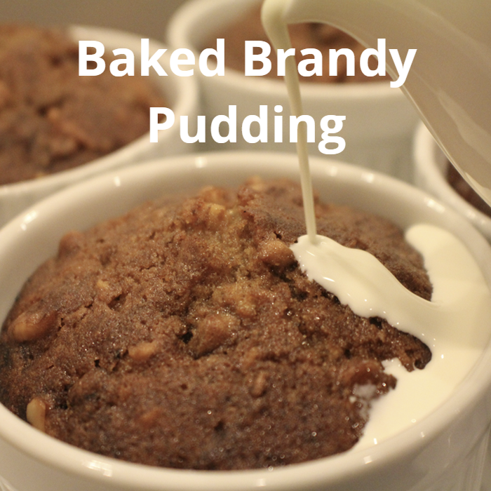 Baked Brandy Pudding