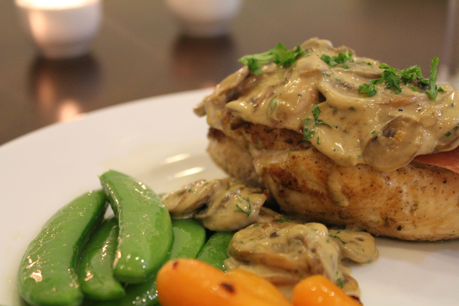 Chicken with Mushroom sauce