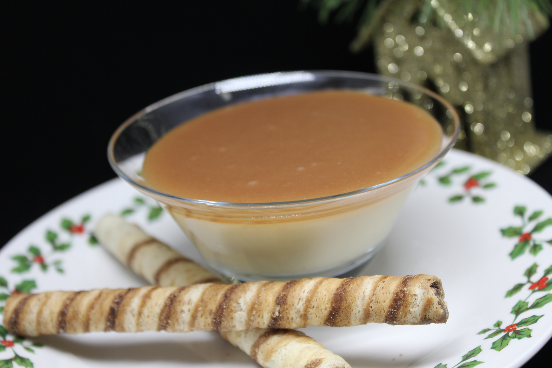 Eggnog Panna Cotta