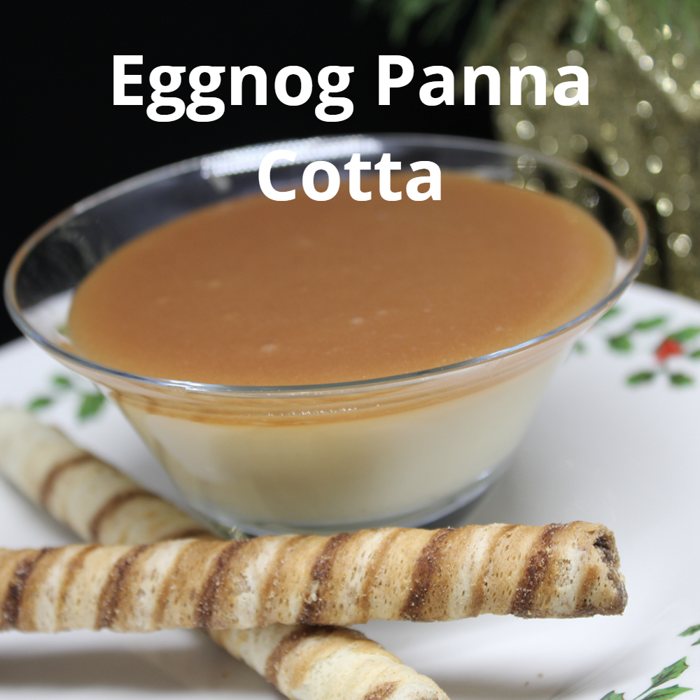 Eggnog Panna Cotta