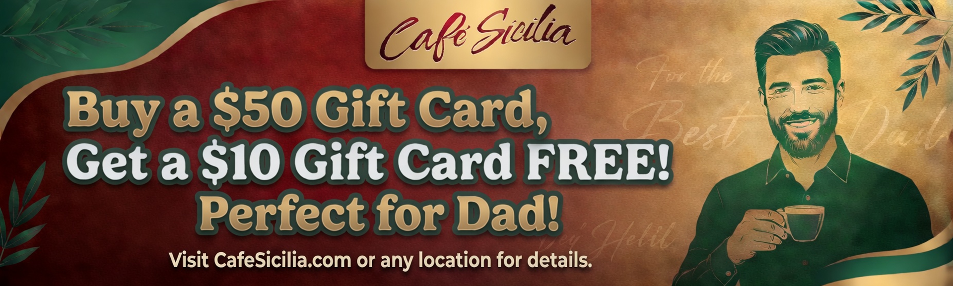 Buy gift cards to share with your family and friends