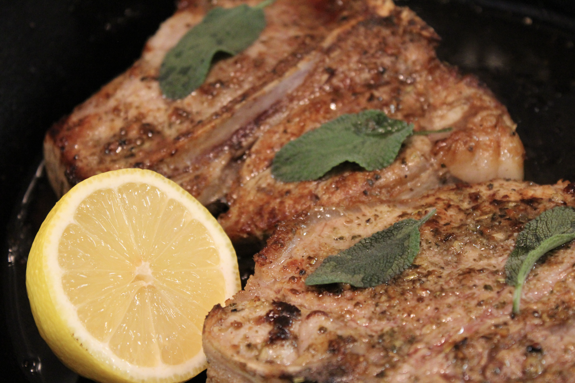Pork Chop with Sage