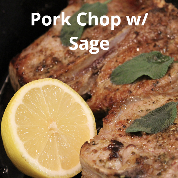 Pork Chop with Sage