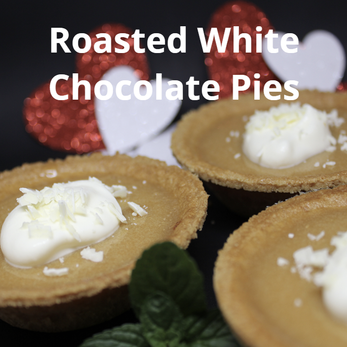 Roasted White Chocolate Small Pies