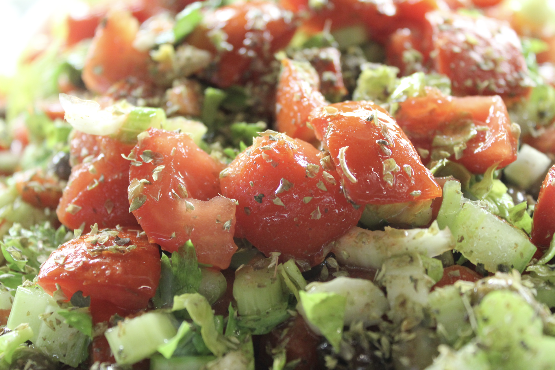 Salad with Italian Dressing