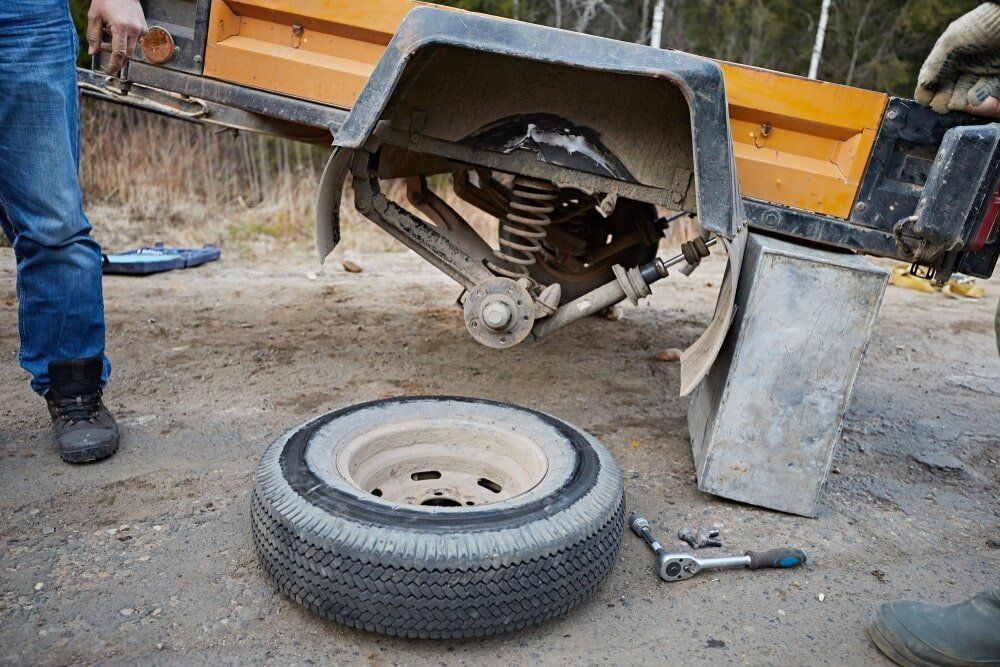 A Close Up Of A Rusty Drum Break — Bohle Welding & Trailer Repairs In Bohle, QLD