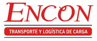 Encon logo with red text and “Transporte y Logística de Carga” on a white background