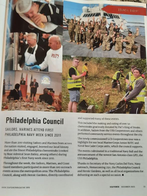 Philadelphia council is featured in a magazine