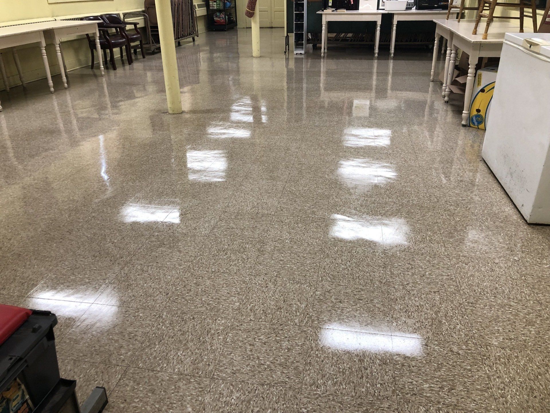 Vinyl Tile Cleaning — Valley, NY — Classic Carpet and Upholstery Cleaning