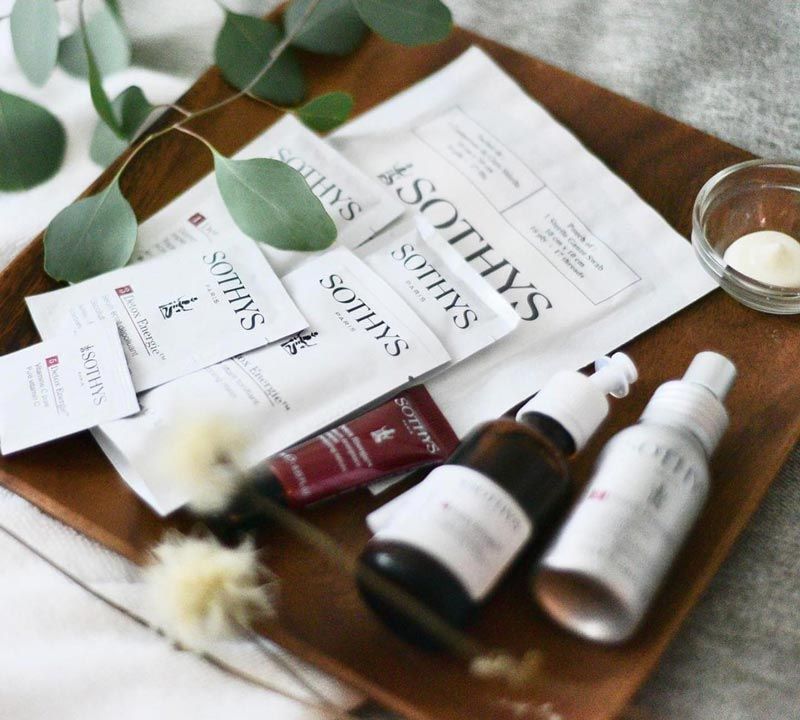 Professional skincare products used at Luxe Beauty & Wellness Spa in Mississauga