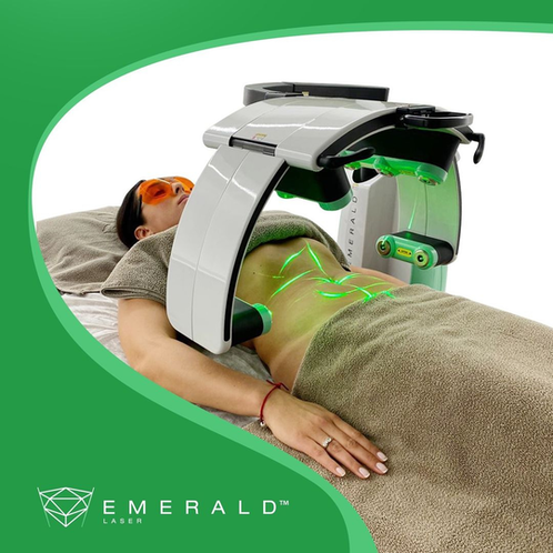 Emerald Sculpt laser treatment for body contouring at Luxe Beauty Mississauga