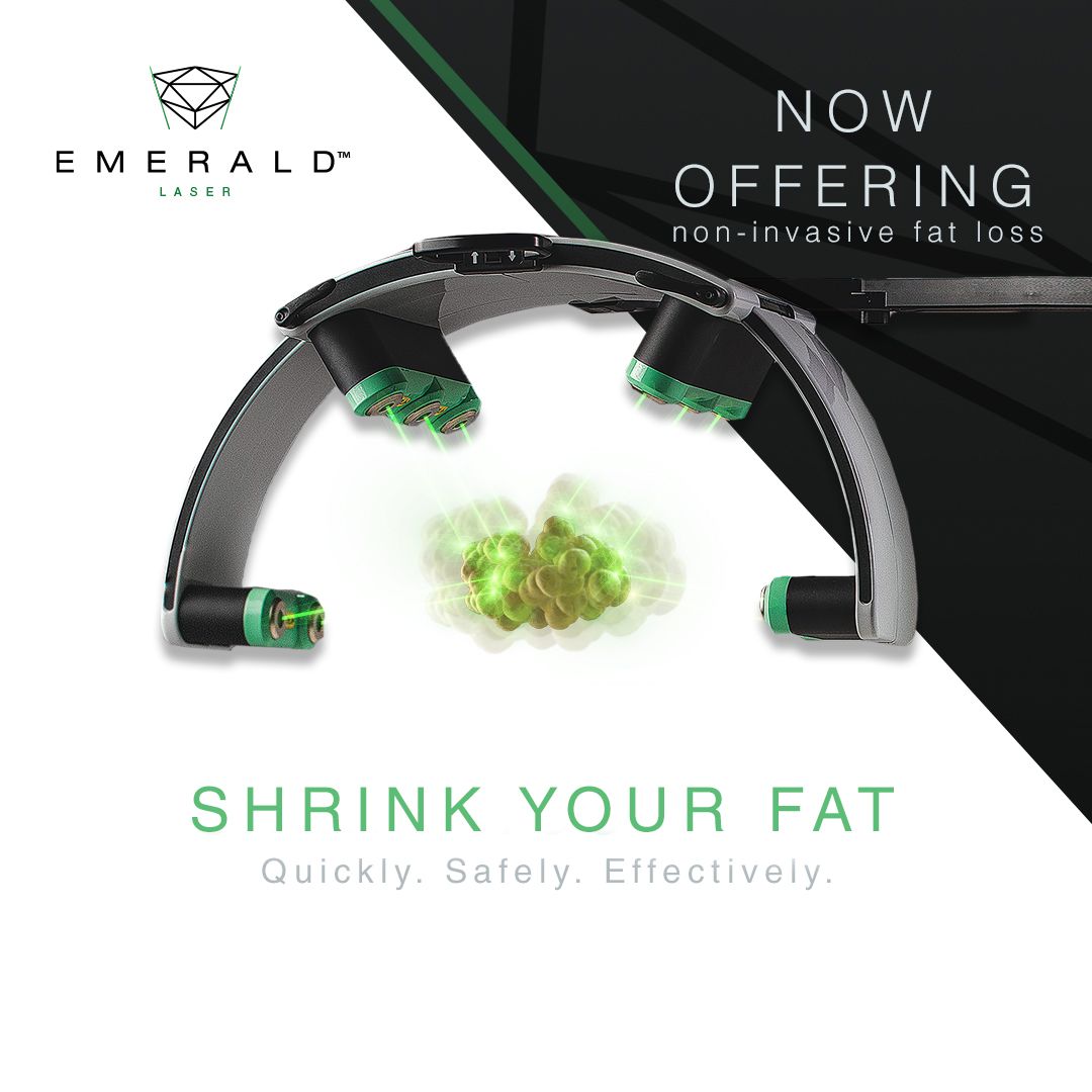 Emerald laser body contouring technology used for non surgical fat reduction