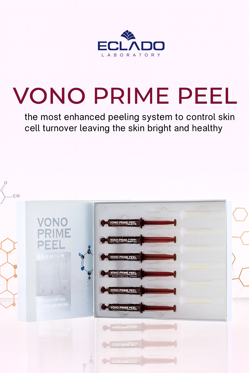 Eclado Vono Prime Peel chemical peel treatment at Luxe Beauty & Wellness Spa Mississauga