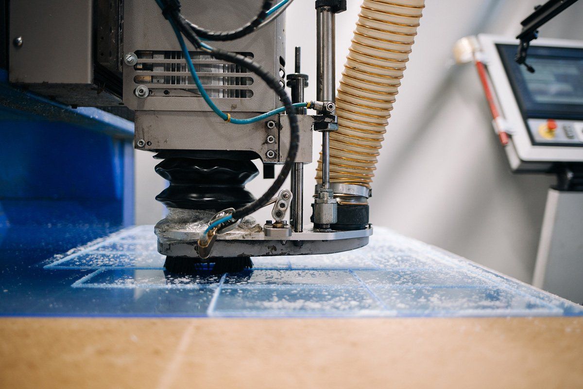 Milling Cutter Cuts Plastic Part — St. Louis, MO — ABS Engraving