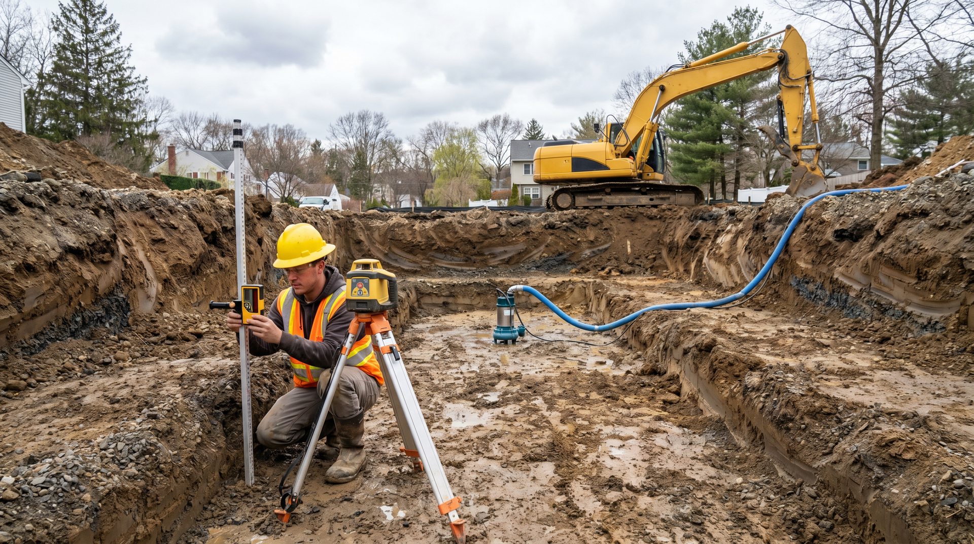 Utility trench planning and safety markout
