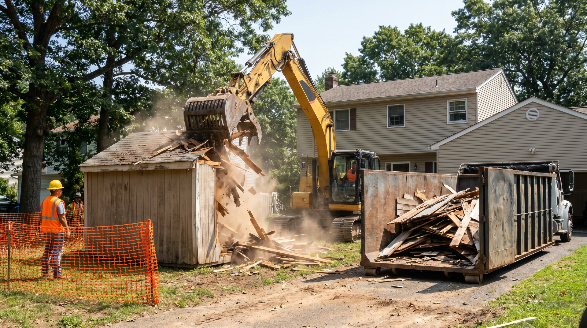 esidential demolition and debris removal services in Franklin, NJ