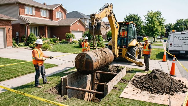Residential septic system installation in Franklin, NJ