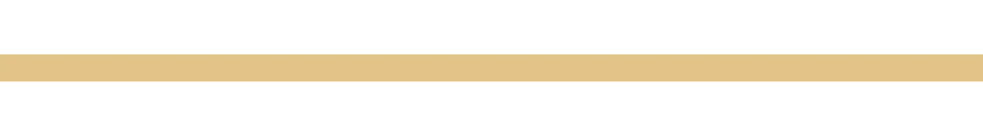Thin beige horizontal bar with a small light blue strip above it on a white background