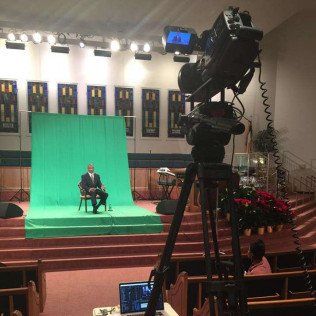 Man Being Recorded