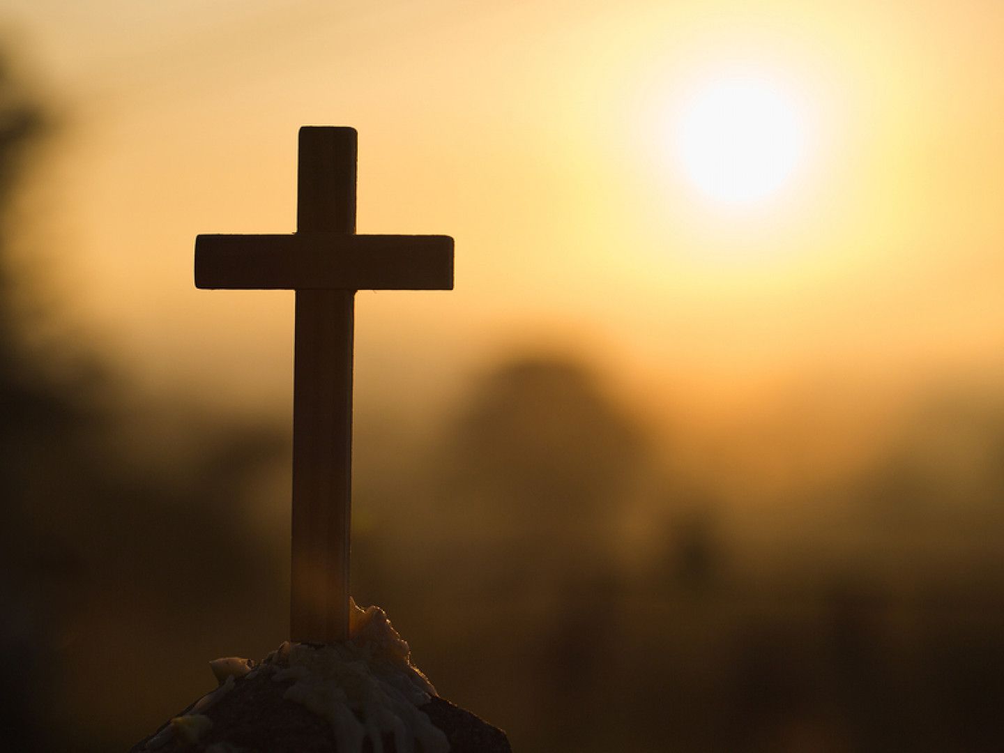 Cross At Sunset