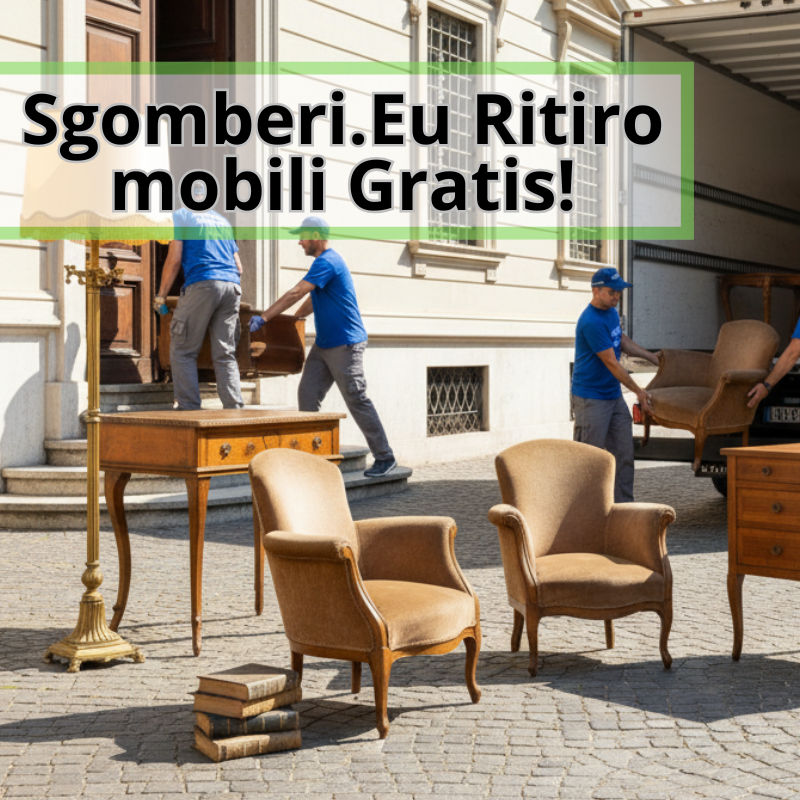 Prenota online il ritiro dei mobili o lo sgombero della casa