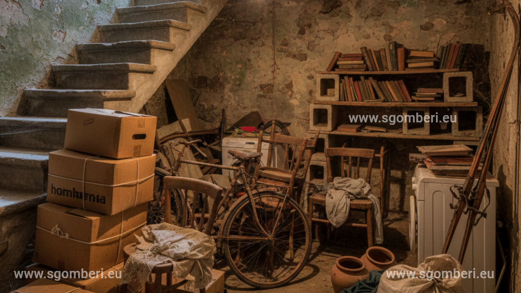 Devi svuotare la cantina? Scopri il servizio di sgombero professionale. 