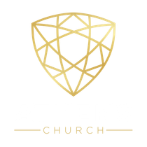 Athens Church gem logo in gold.