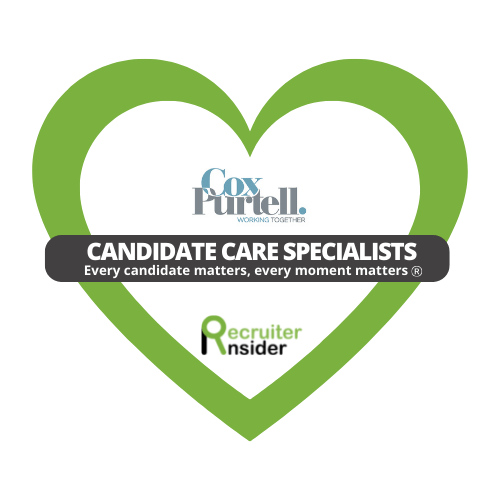 Recruiter Insider award of candidate care specialists