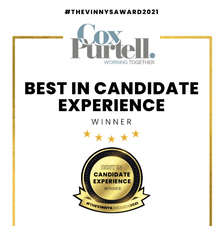 Best candidate experience winner CP