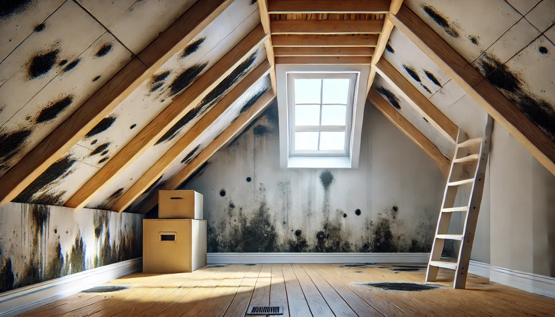 Mold and Mildew Caused by Roof Damage