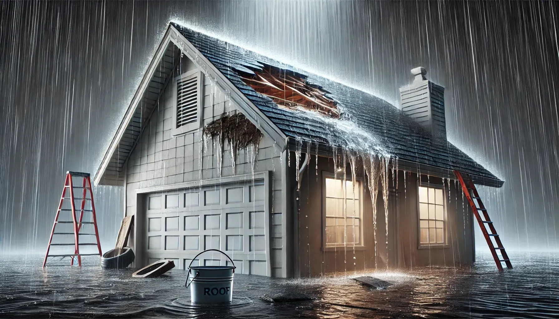 2. Rain-Induced Roof Leaks