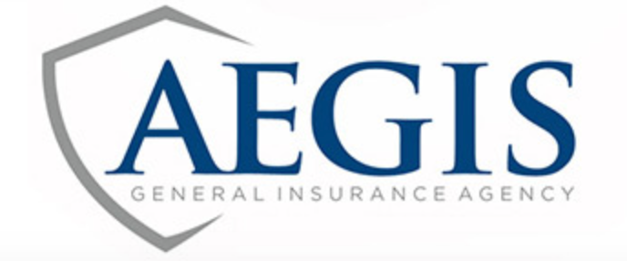 Aegis general insurance agency logo on a white background