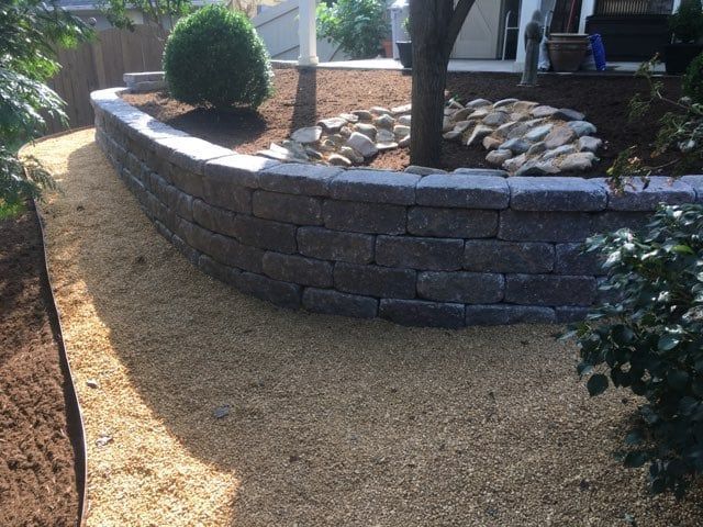 Completed patio by Pleasant View Lawn & Home Care