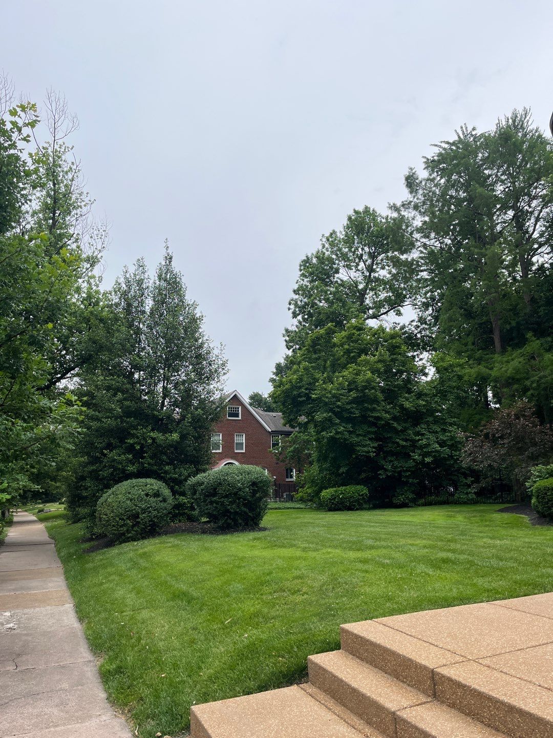 Beautiful Stairs And Lawn — Arnold, MO — Red Oak Landscaping