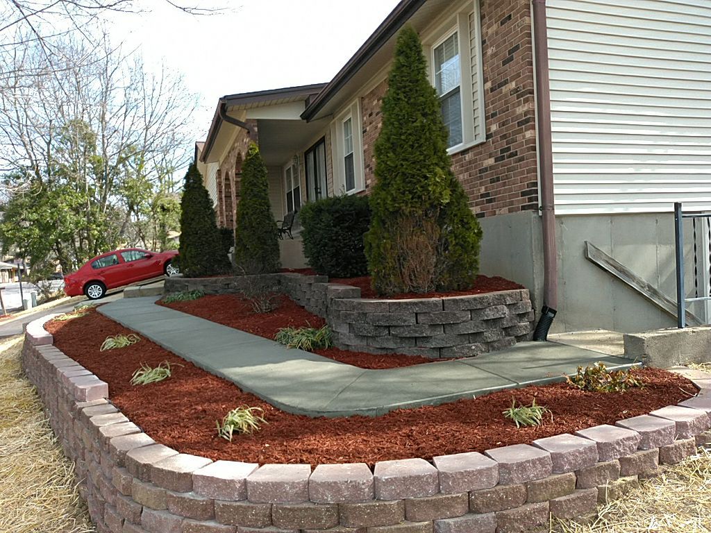 Beautiful Block Wall— Arnold, MO — Red Oak Landscaping