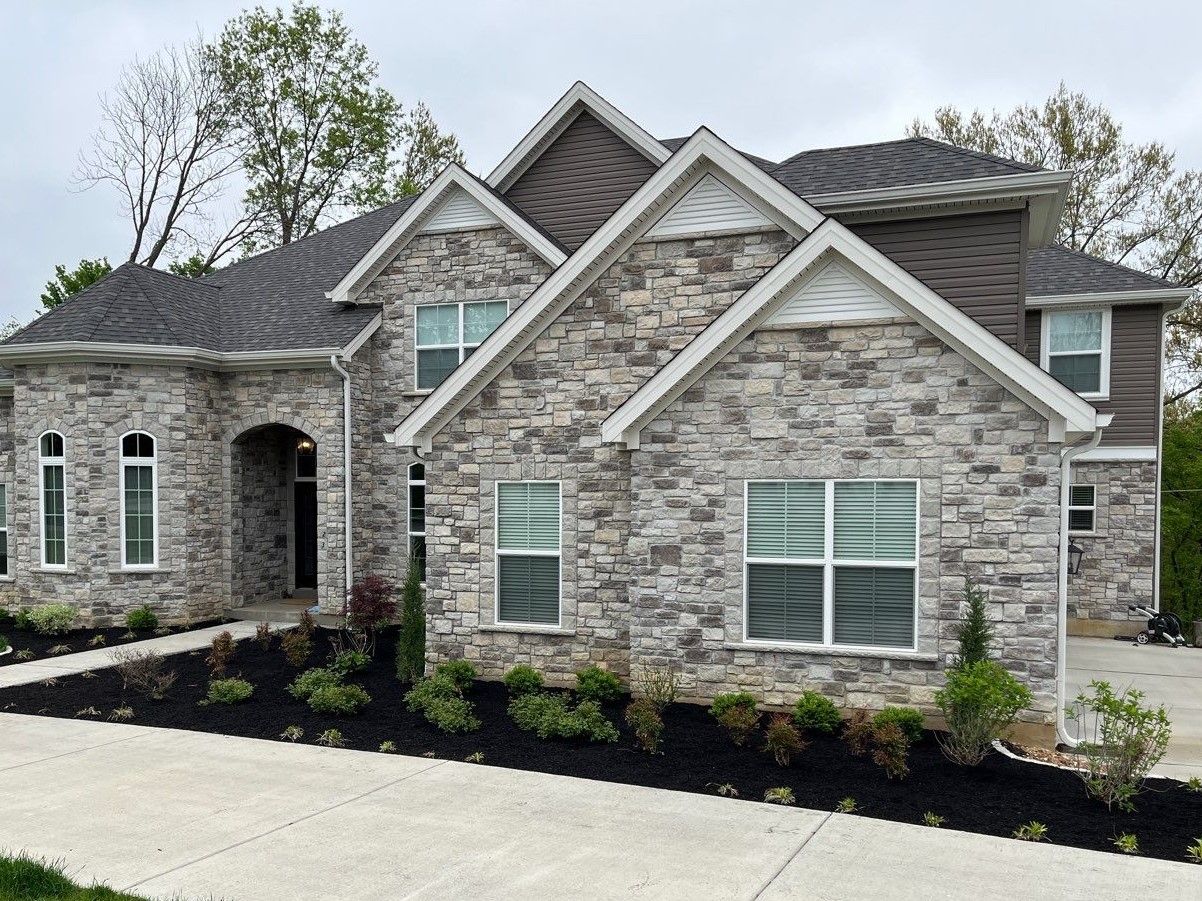 Beautiful Plants In Front Of The House — Arnold, MO — Red Oak Landscaping