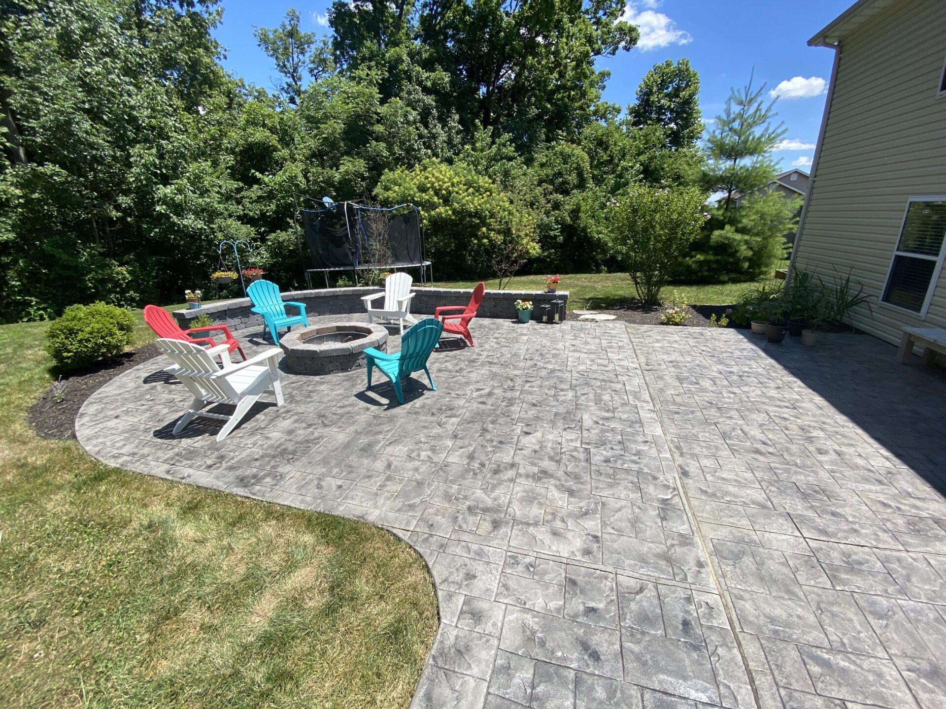 Backyard — Arnold, MO — Red Oak Landscaping
