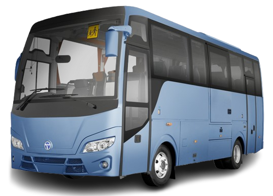 A blue bus with the number 18 on the side