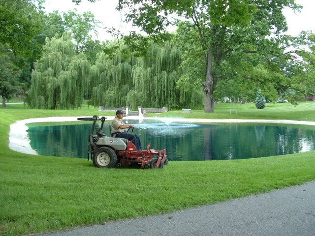 Mowing The Grass — Fort Wayne, IN — Adams Landscape Management Inc