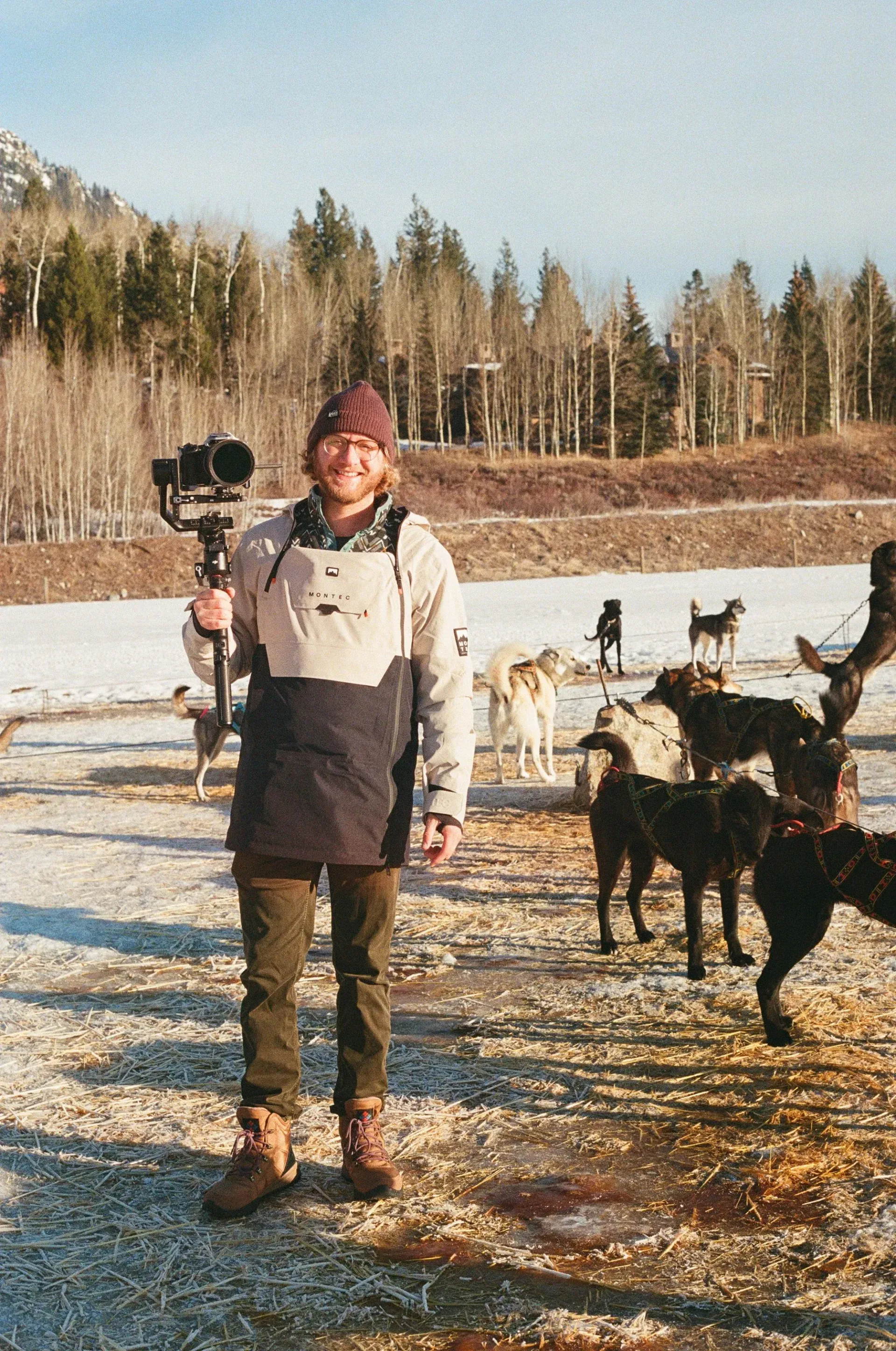 Sam Reynolds, Digital Iris Studio photographer, on location