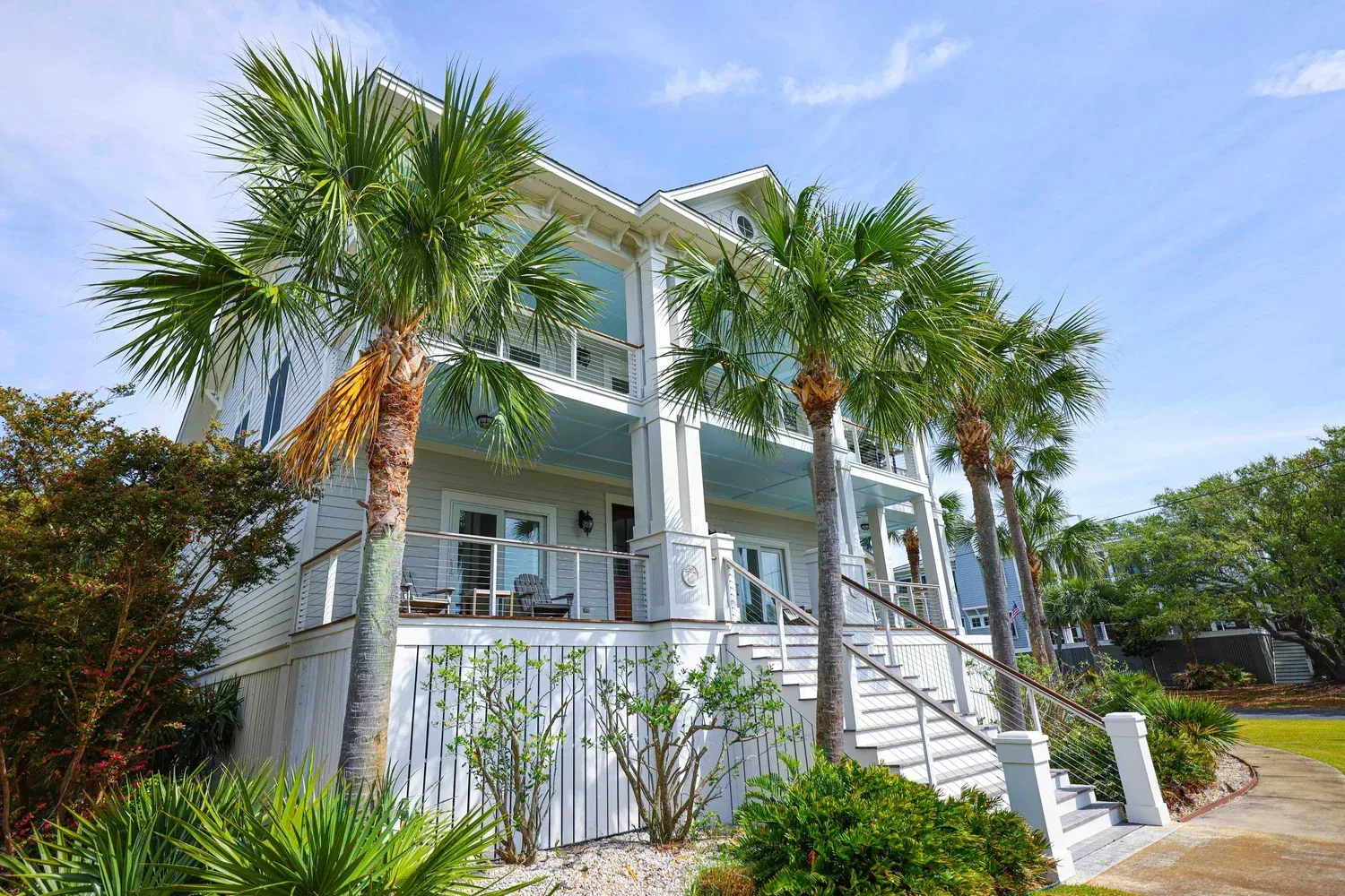 Charleston property exterior at golden hour