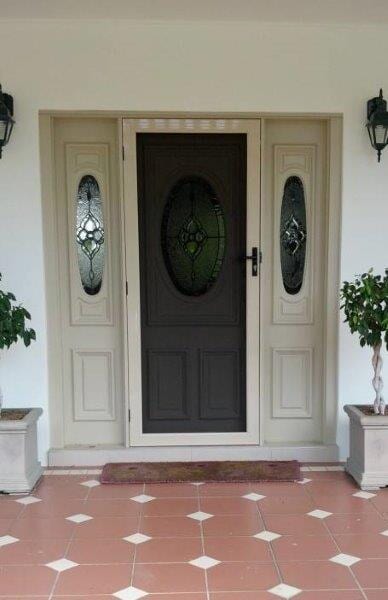Stainless Mesh Security Door — Installation Services in Emerald, QLD